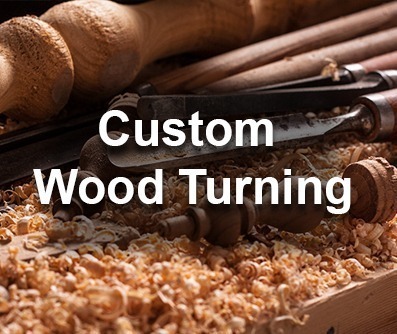 Custom wood turnings manufactured in bulk with precision craftsmanship for businesses and large-scale production needs.