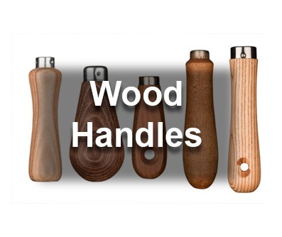 Custom wood handles manufactured in bulk with precision craftsmanship for businesses and large-scale production needs.