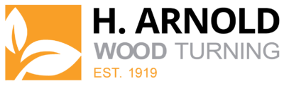 Transparent version of the H. Arnold Wood Turning logo.